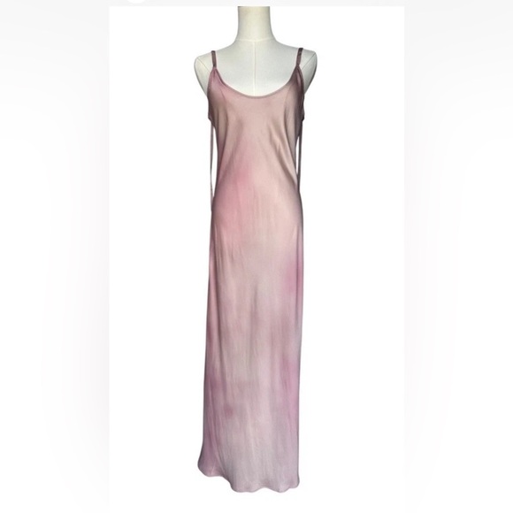 Acne Studios Darma Ombré Satin Slipdress Ballet Goth Size 38/Size 6 - Picture 7 of 9